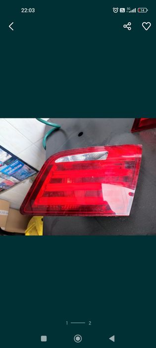 lampa prawy tył BMW 5 F10 sedan w klapę przed liftem -2013