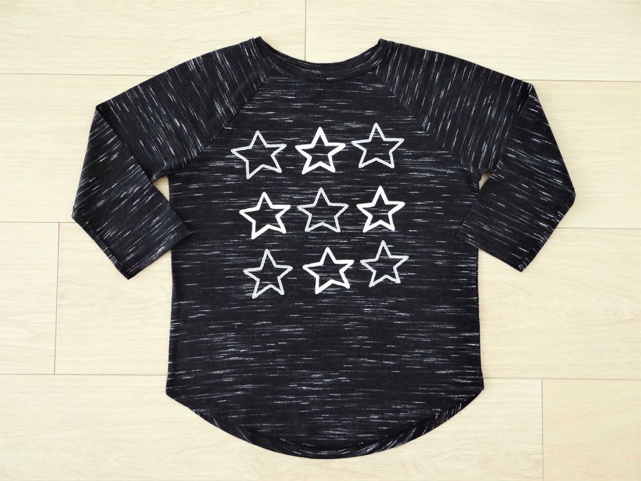 Bluzka H&M z gwiazdkami | rozm. 146/152 | stan bdb