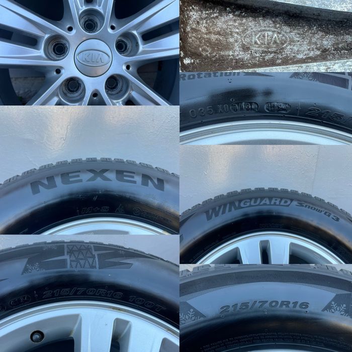 Оригінальні диски Kia r16 5*114,3 Sportage Sorento 215/70/r16 2024 рік
