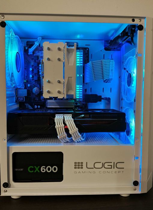 Ryzen 5 3600, RX Vega 56 8GB, 16GB RAM, SSD - komputer do gier z RGB