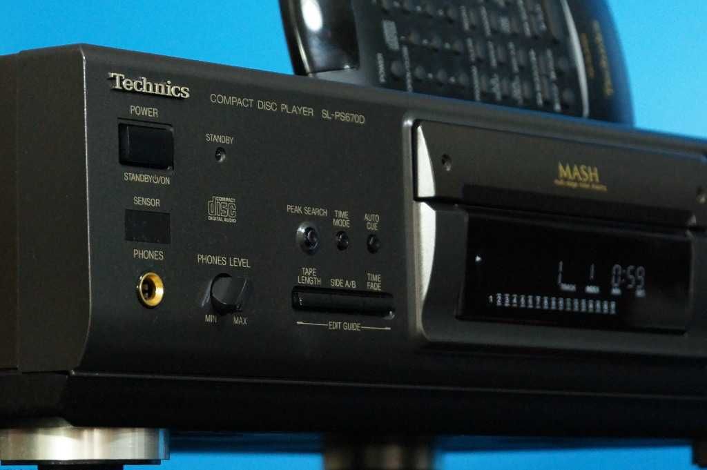 Odtwarzacz płyt cd Technics SL-PS670D z pilotem jak nowy gwarancja
