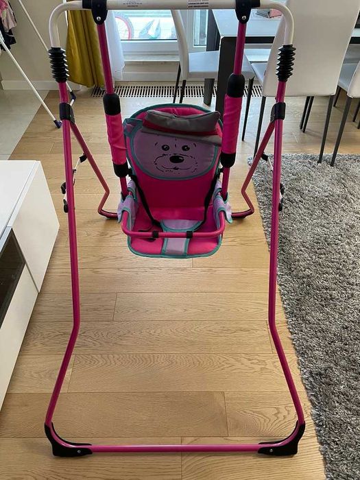 Huśtawka dla dziecka Matpol różowa