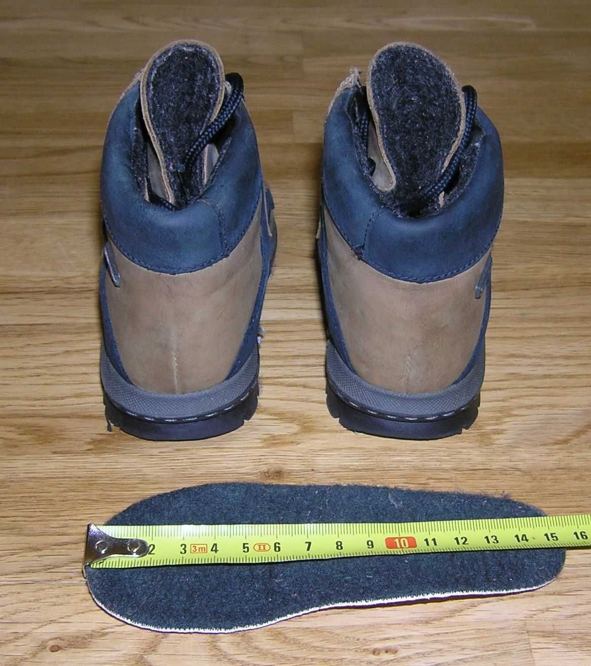 Solidne buty dziecięce Lurchi Salamander r. 25 - wkł. 15,5 cm, nubuk