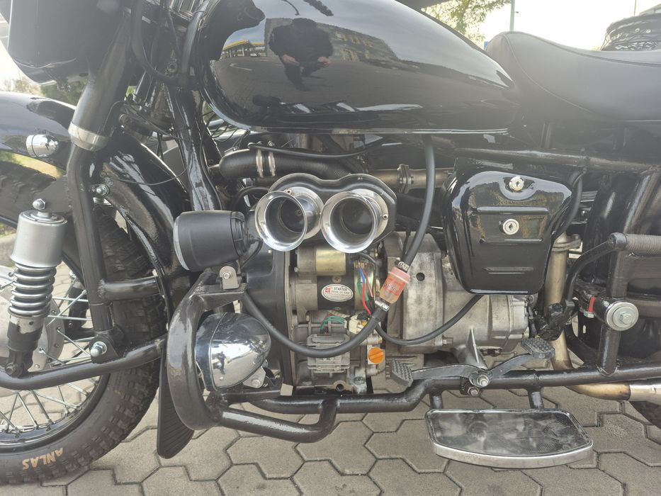 Кастом проект МТ Днепр (Дизель) с ведущей коляской.