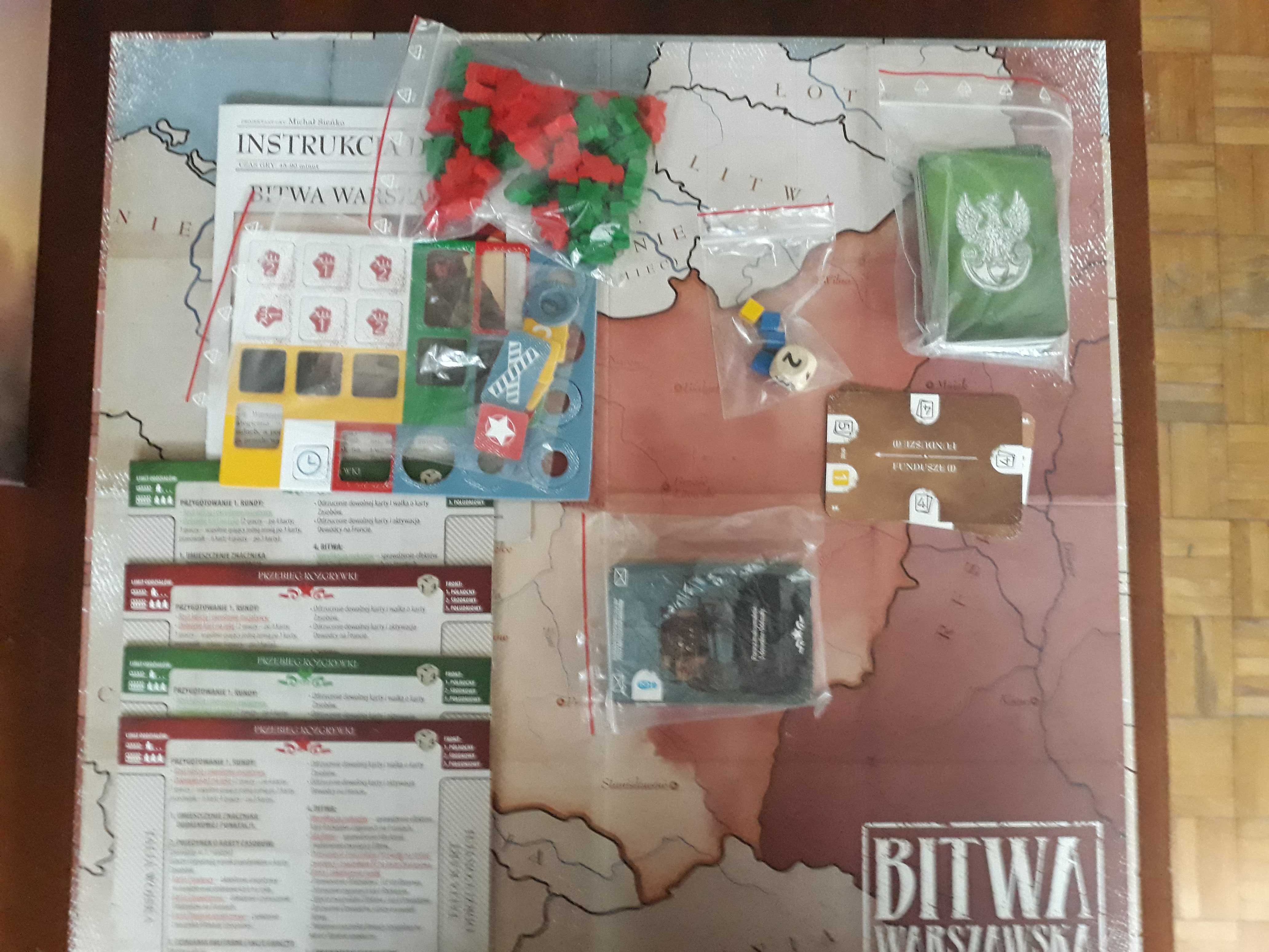 Gra planszowa Bitwa Warszawska zielona Sowa