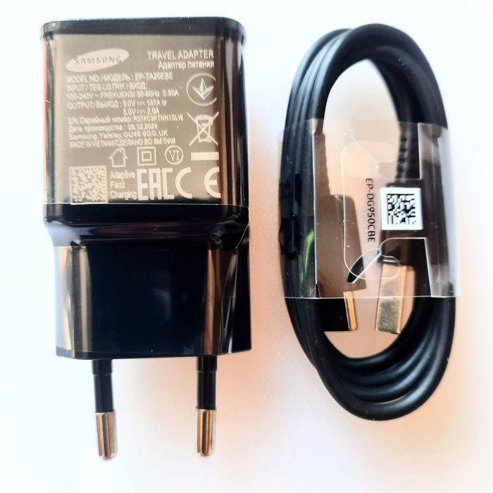 Зарядка Samsung 15W Блок + Провід USB/Type-C