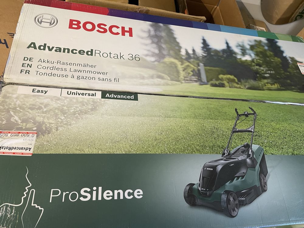 Nowa Kosiarka akumulatorowa Bosch Advanced Rotak 36-850 ProSilence