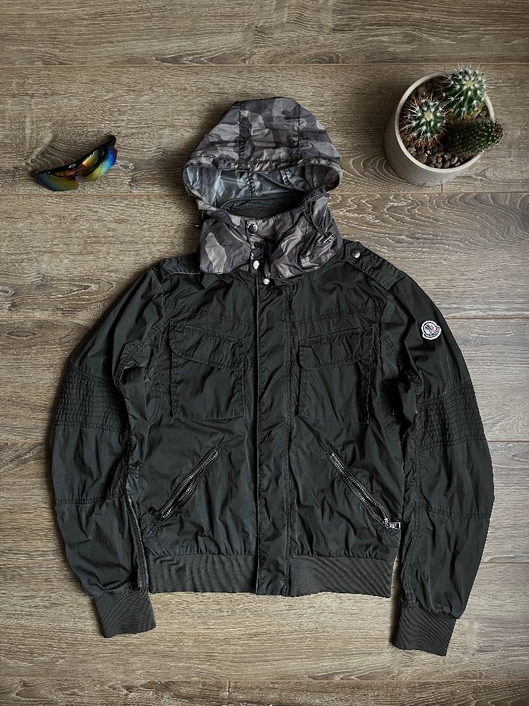 Moncler Lefort Garment Washed Jacket, оригінал, стан б/у, розмір S