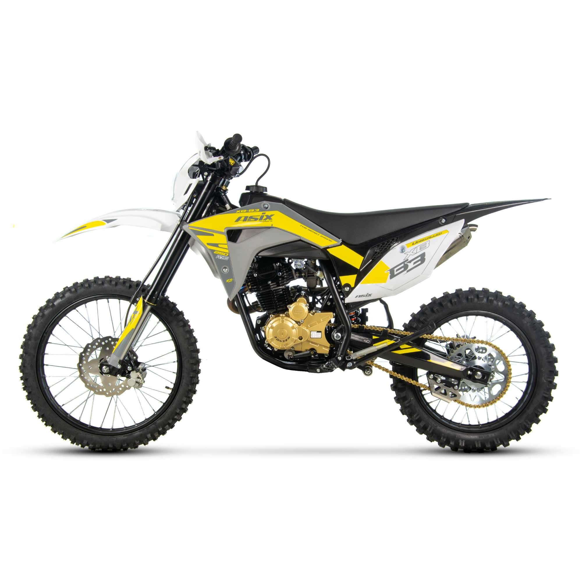 Cross Asix 250cc XB-83 koła 21/18 Transport Raty