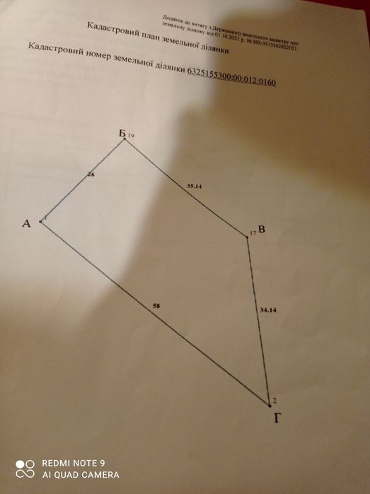 Участок Бабаї 12 соток