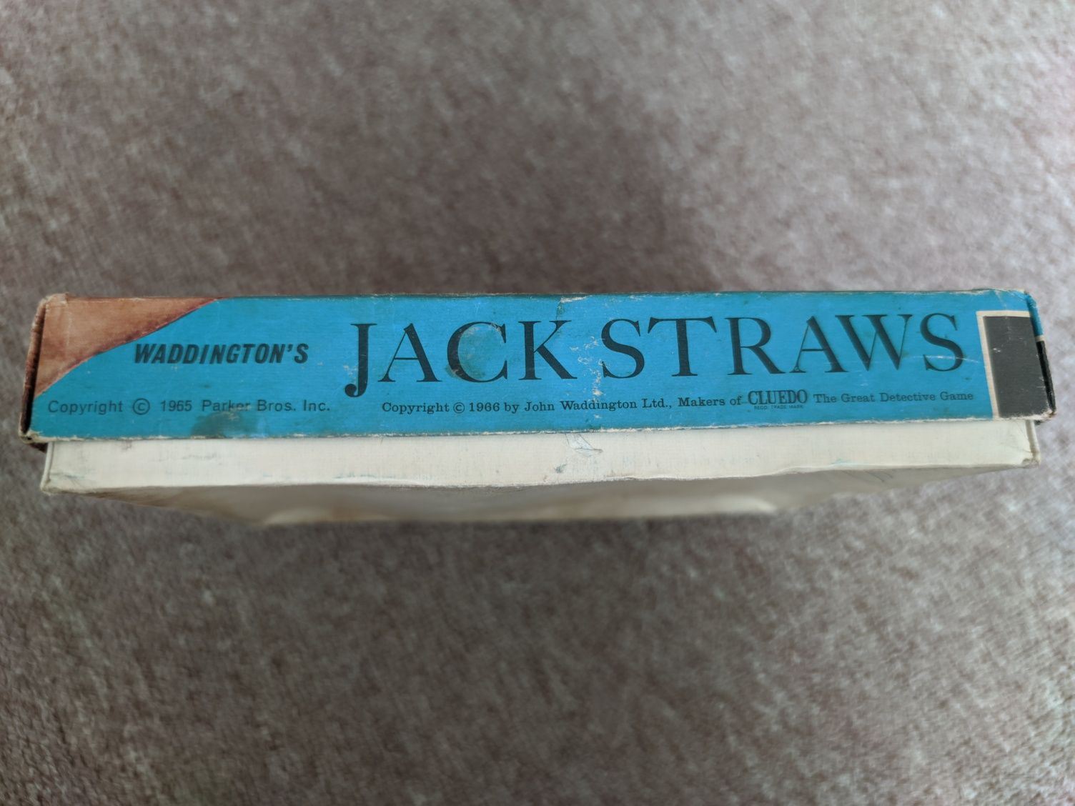 Винтажная редкая настольная игра Jack Straws 1965