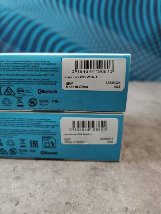 Навушники SoundCore Life C30i Black/White • Нові!