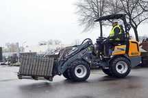 Wynajem ładowarki przegubowej 4x4 wózek terenowy ladowarka