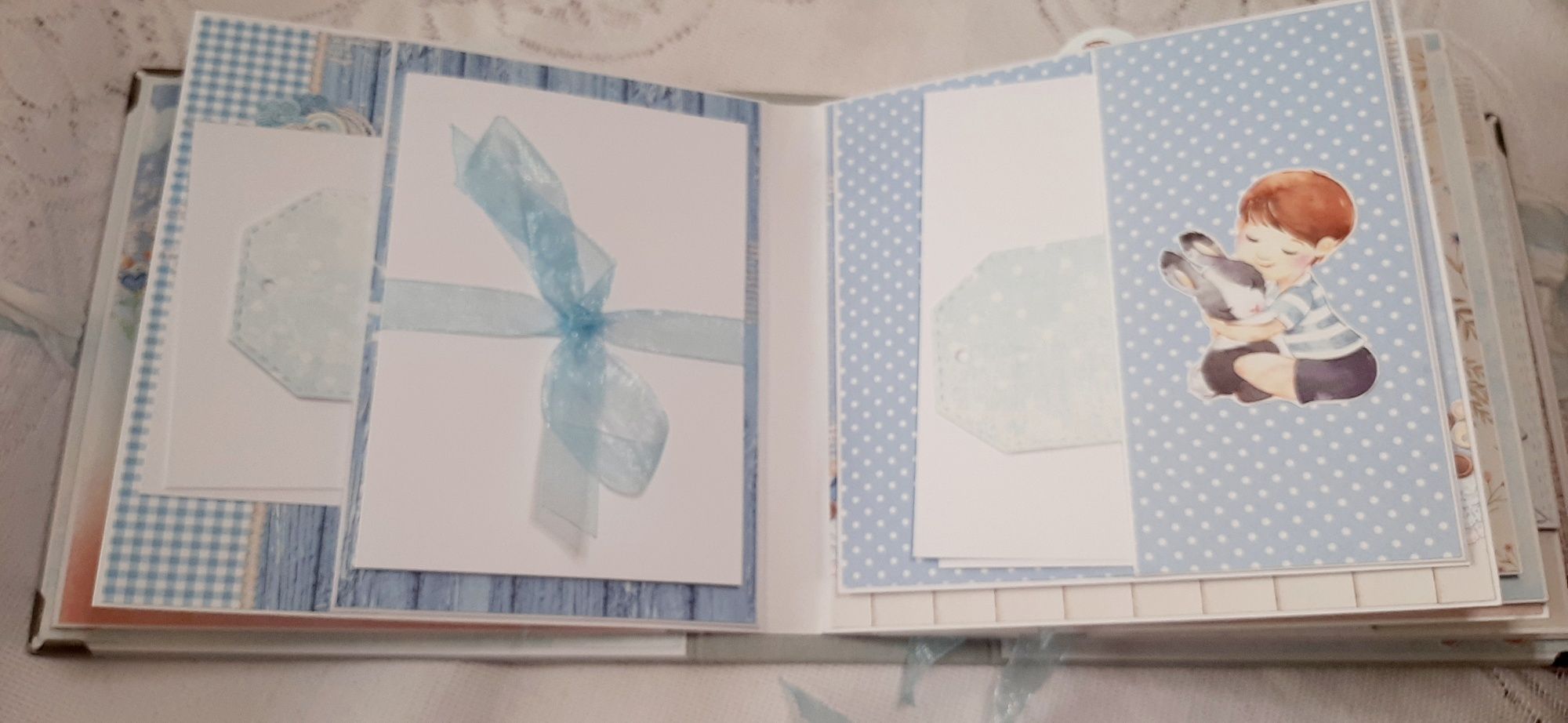 Album na zdjęcia dla chłopczyka, scrapbooking,