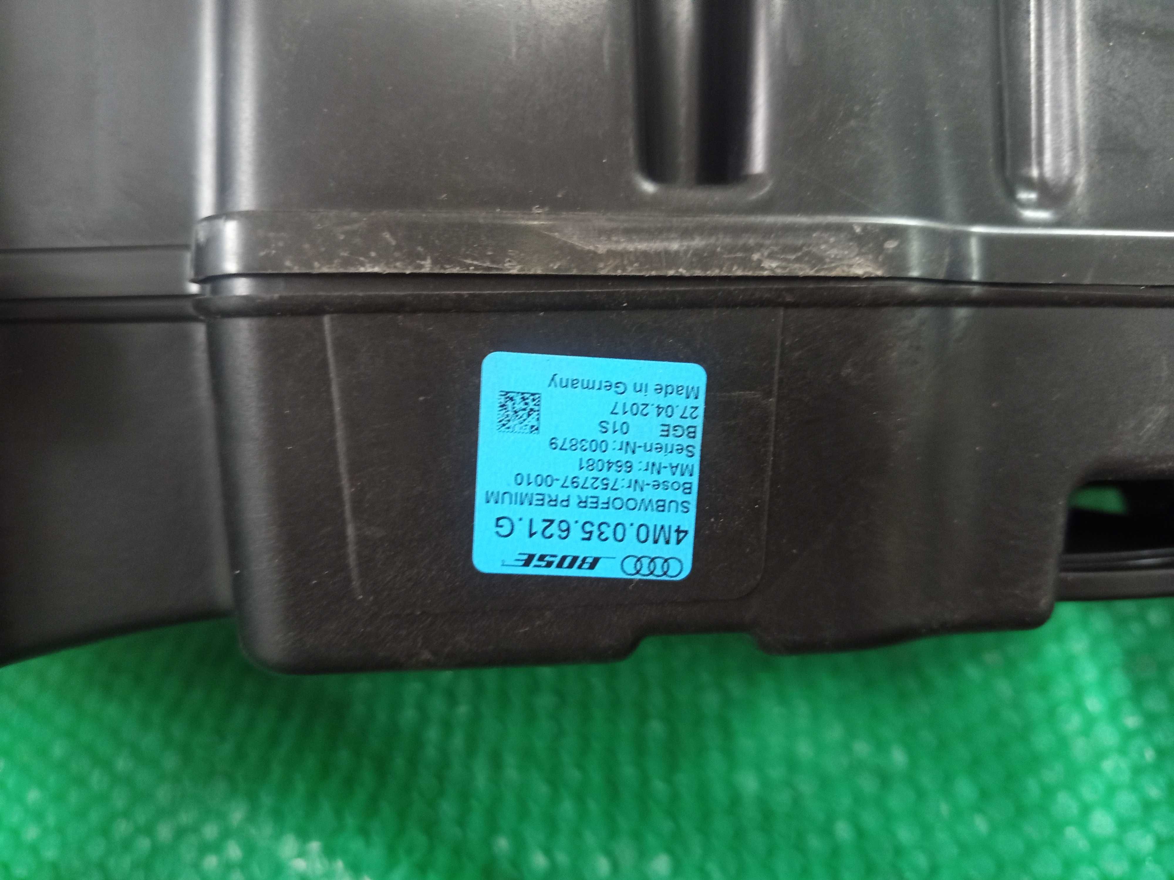 Nagłośnienie BOSE AUDI SQ7 Q7 II 4M 4M0 , 4M0.035.223C / 621G