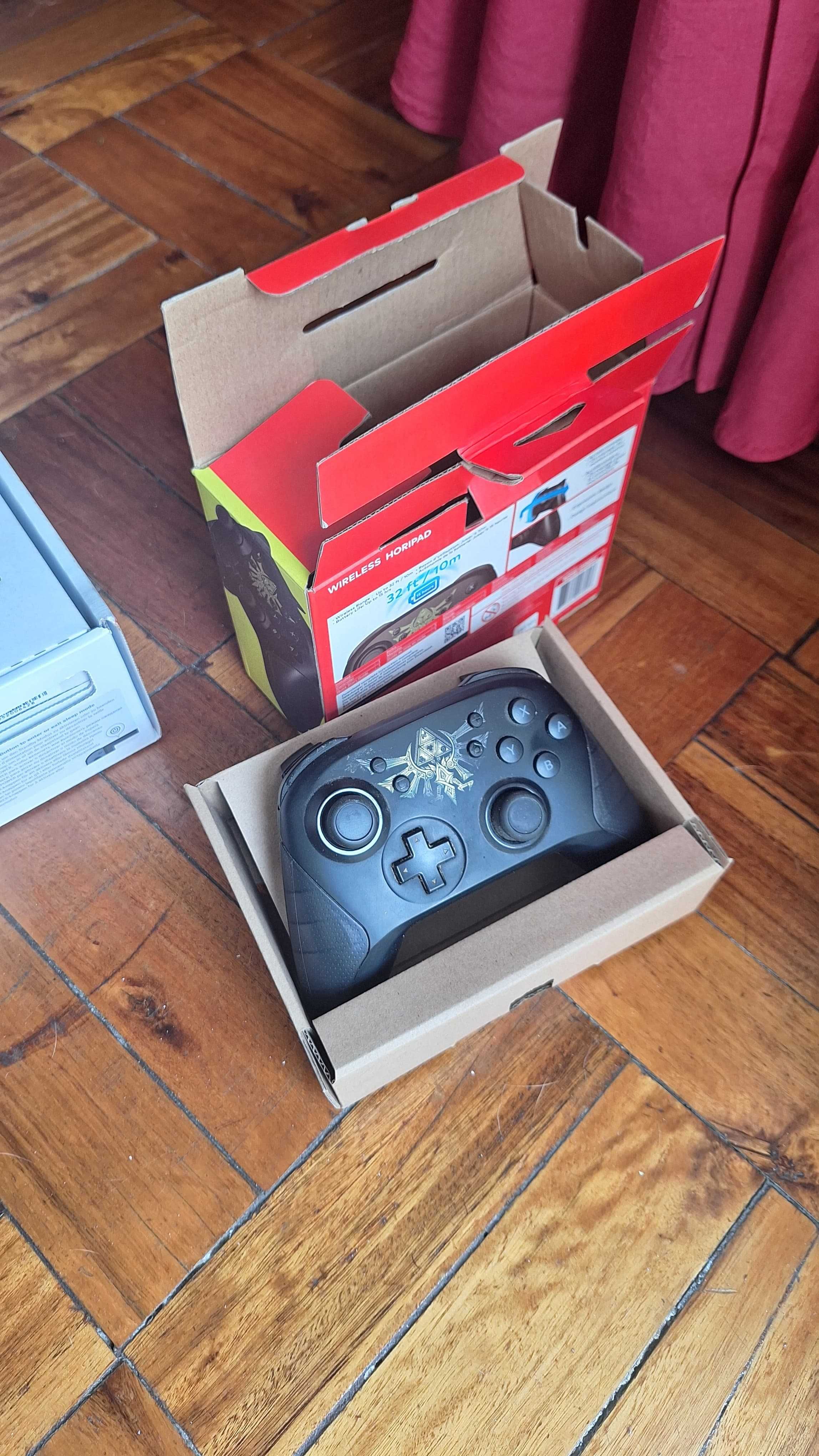 Nitendo Switch + Comando + Transportadora + Jogos