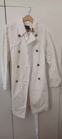 Trench coat / gabardine branca River Woods Tam XL