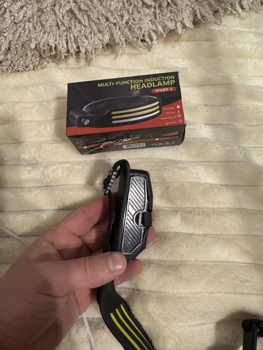 Фонарь налобний діодний лєд