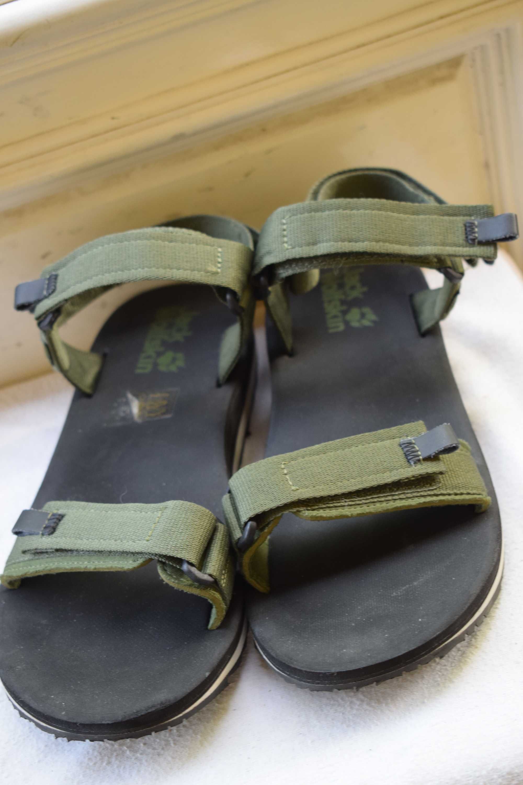 босоножки сандали сандалии на липучках Jack Wolfskin р. 40,5 хаки