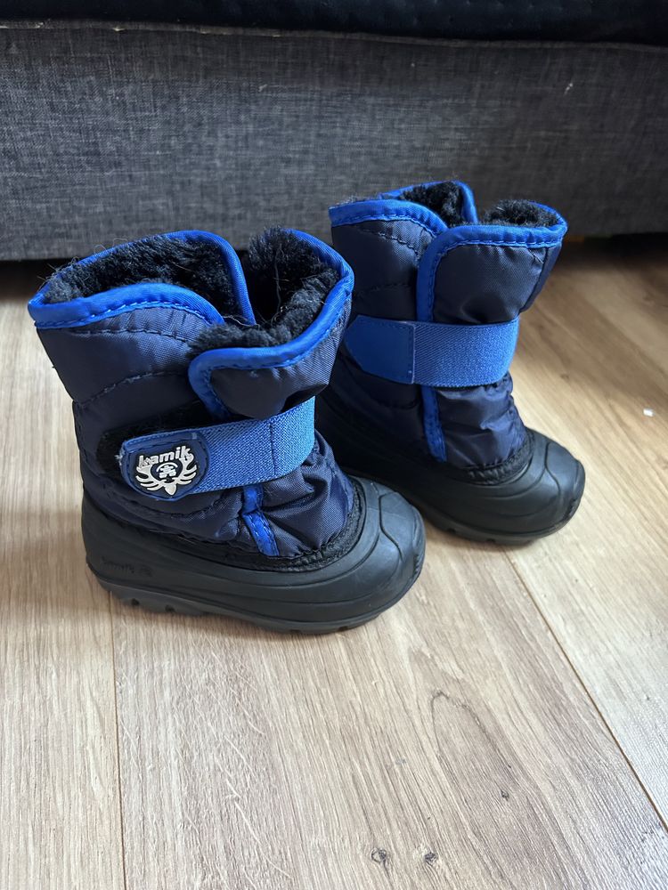Śniegowce buty zimowe KAMIK Snowbug 3 Navy r. 22 USA 5