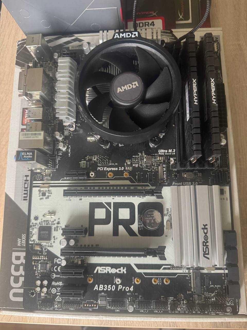 Ryzen 5 2600 | Asrock Ab350 Pro4 | Hyperx 16GB Ram DDR4
