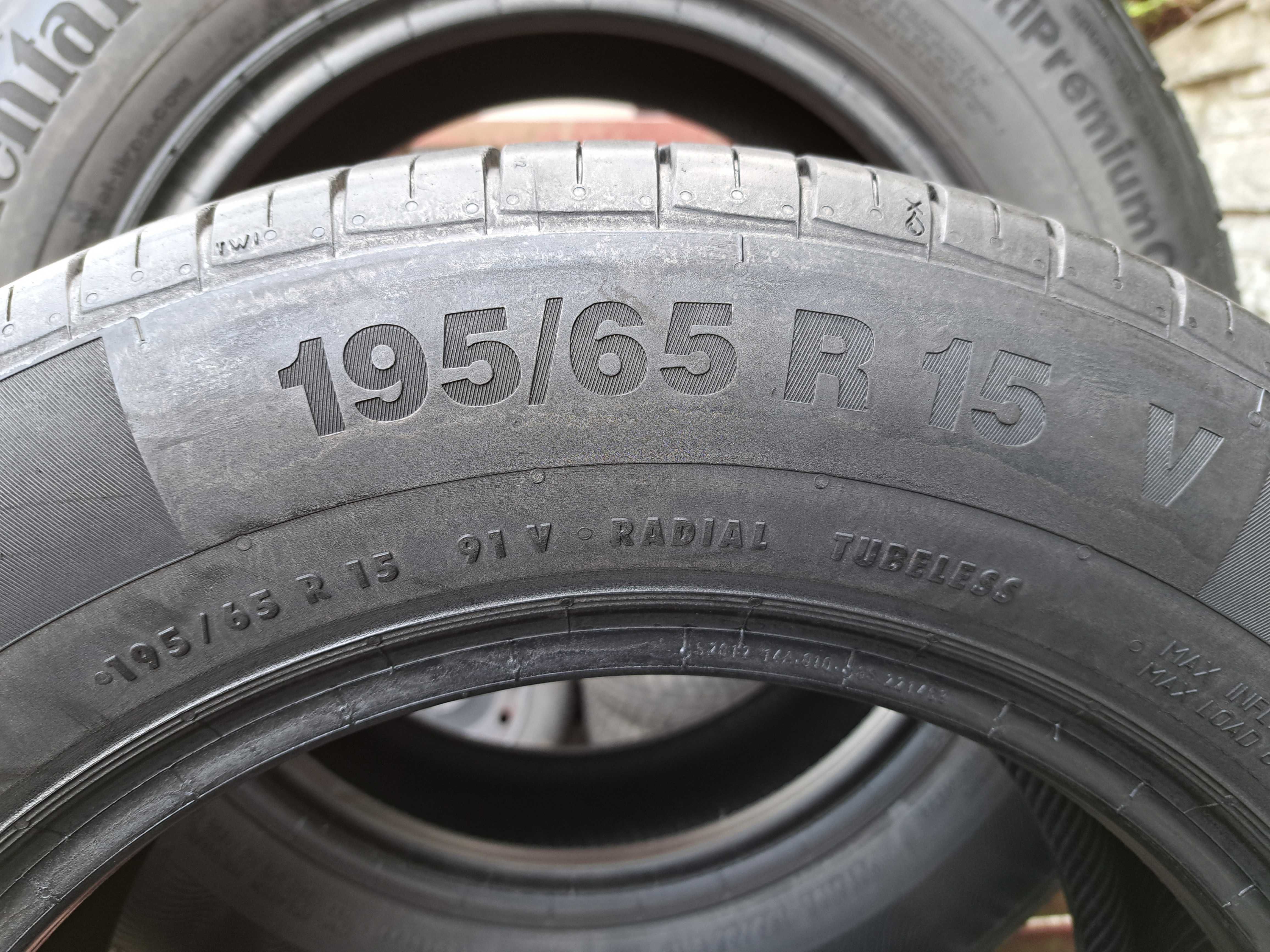 4 Opony letnie 195/65 R15 Continental Montaż i wyważanie Gratis!