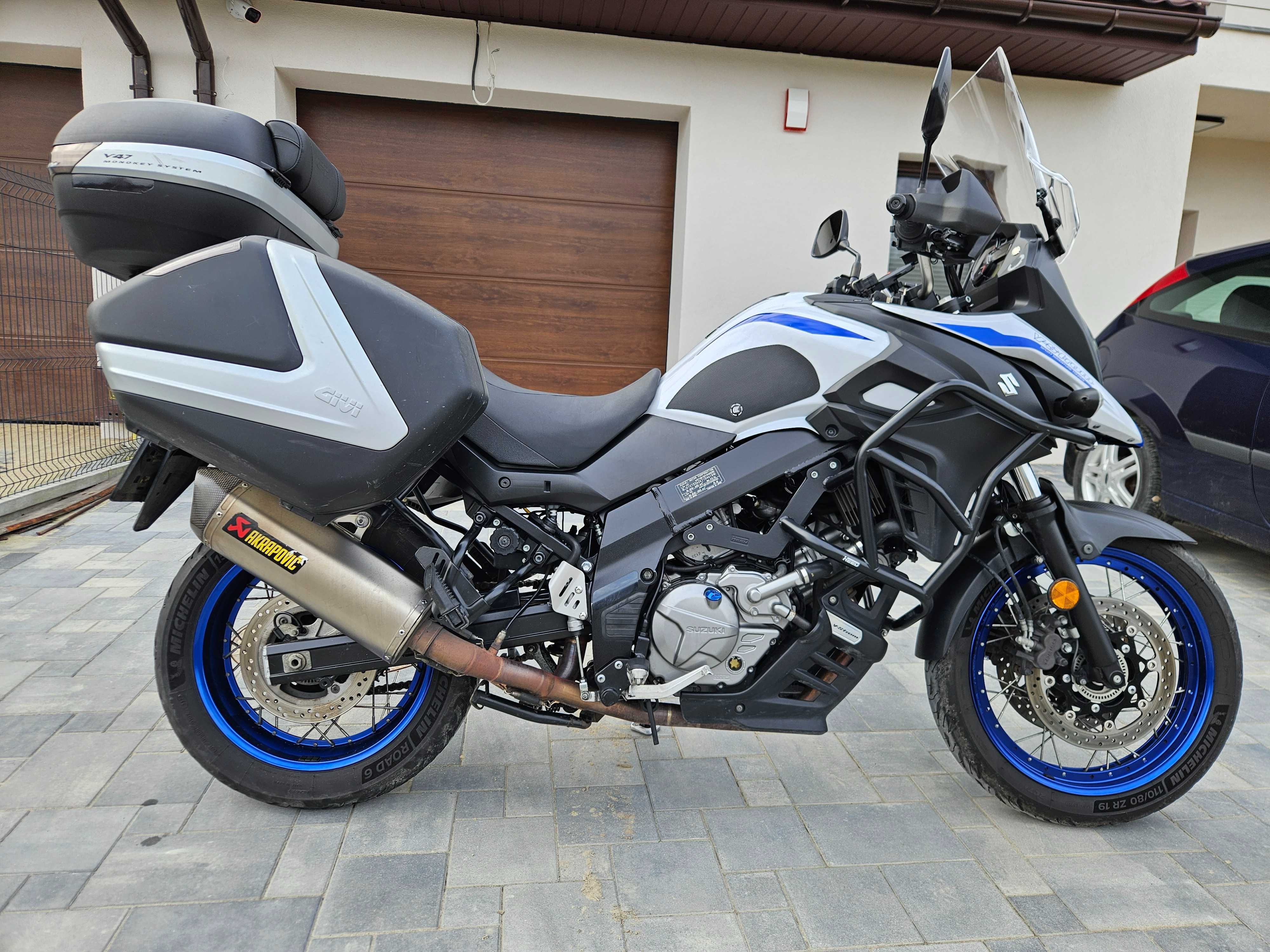 Suzuki DL Vstrom 650 XT rej. styczeń 2020 r. rozszerzona gwarancja