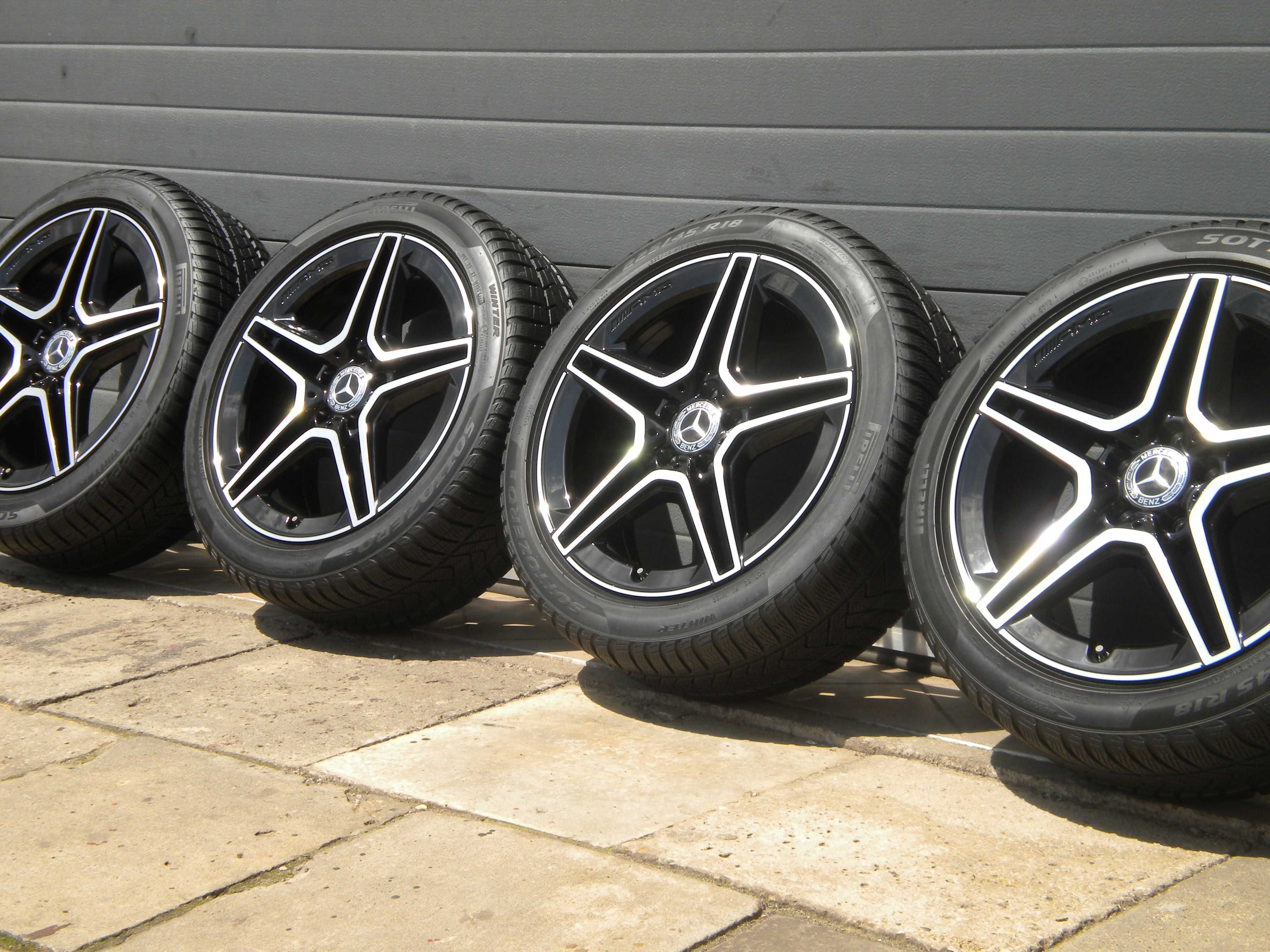 Koła aluminiowe zimowe 18 5x112 Mercedes A B CLA W177 W247 W118 AMG