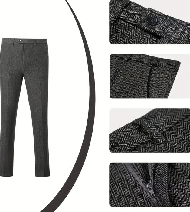 Костюм трійка XXL сірий