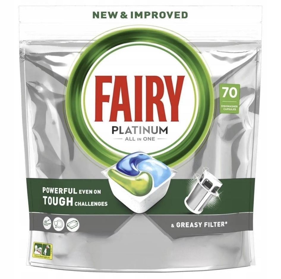 Капсули для посудомийки Fairy Platinum All-in-One Original 70шт