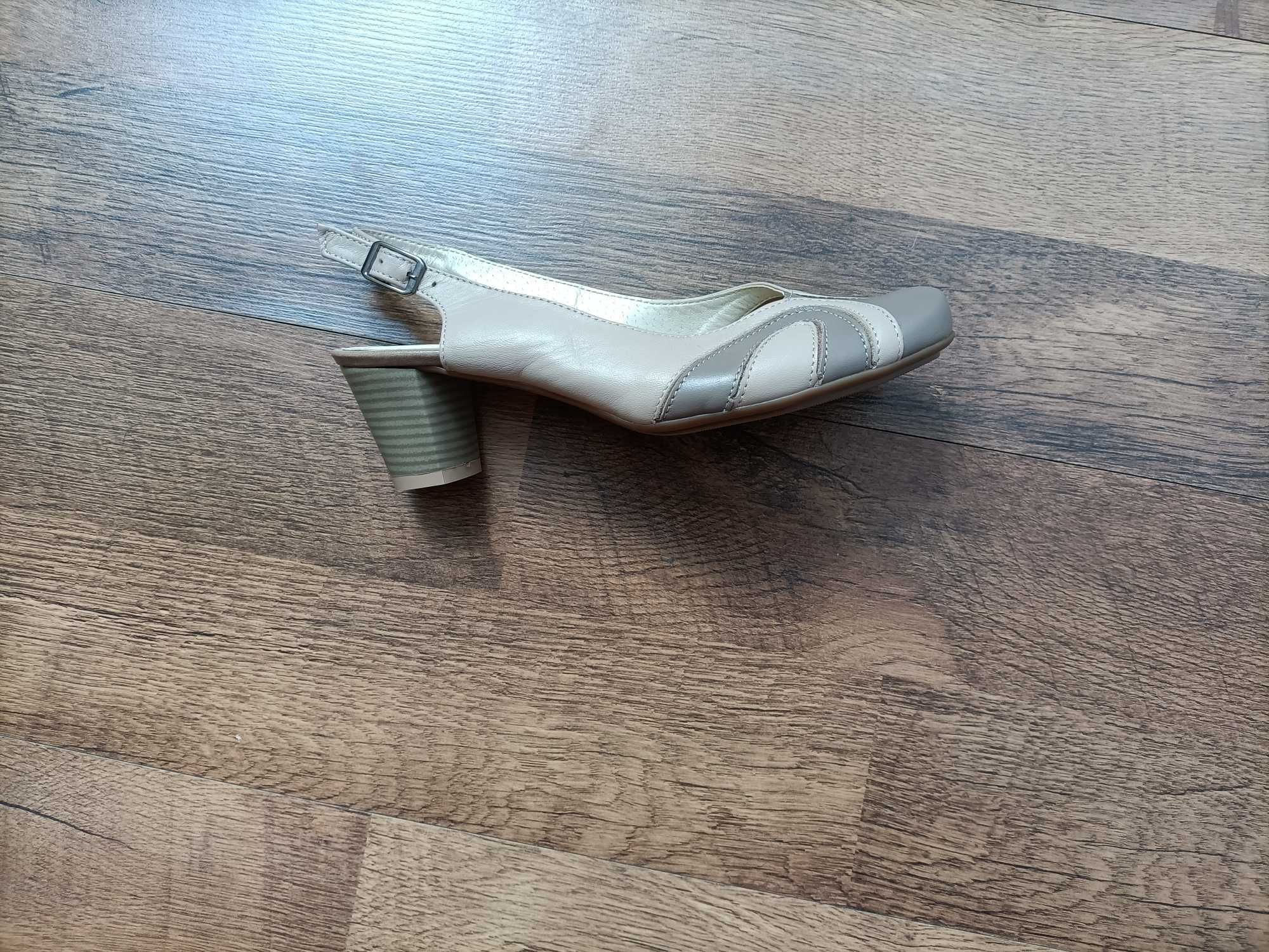 Buty skórkowe 36,37, 2 pary