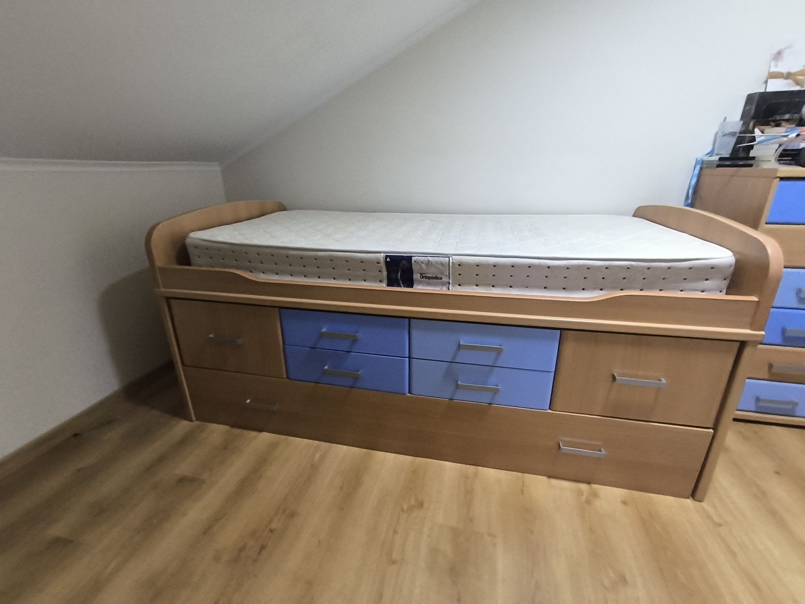 Cama de solteiro +cama  auxiliar + camiseiro