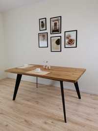 Stół dębowy-drewniany prostokątny-loft