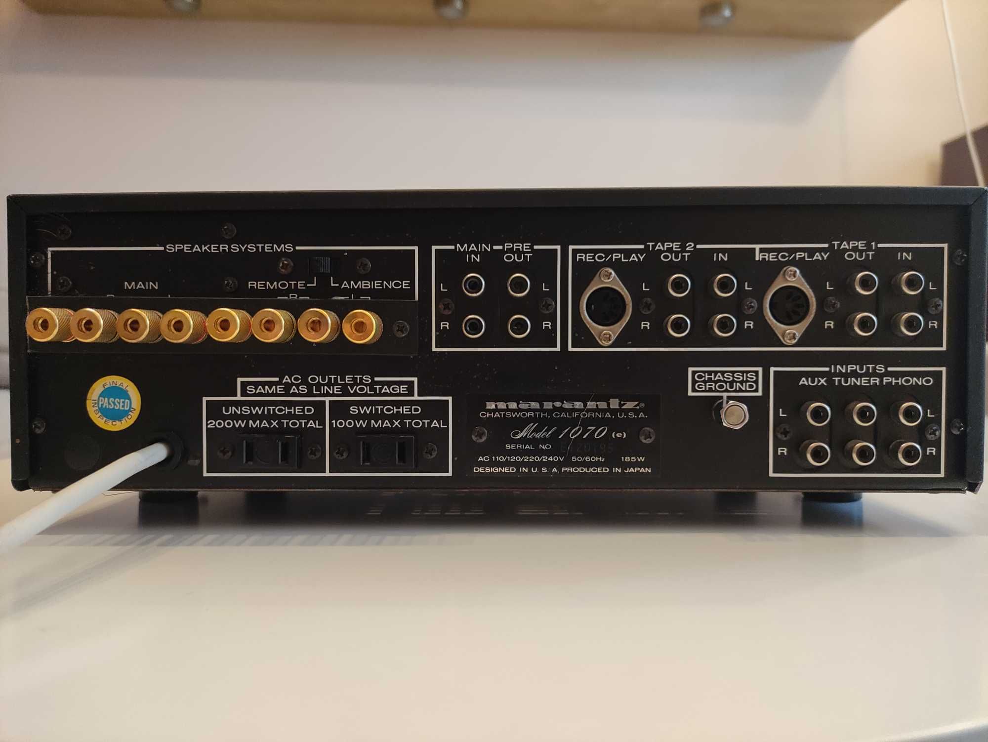 Wzmacniacz Marantz 1070 vintage - bardzo rzadki model