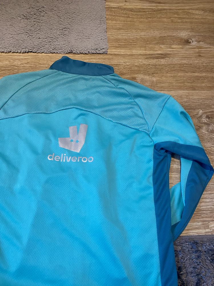 Bluza kurtka niebieska odblaskowa wiatroodporna