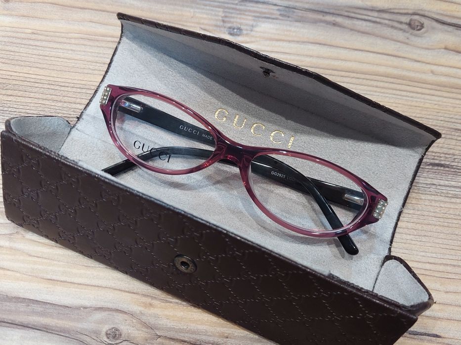 Узкие женские очки-кошки GG2925 от Gucci! Оригинал!