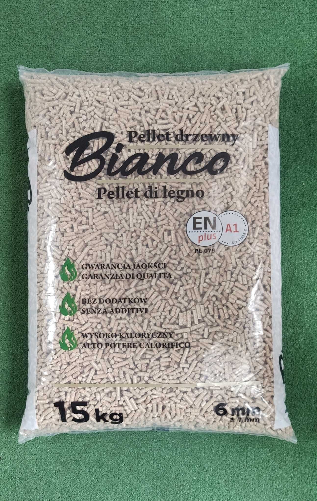 Pellet drzewny BIANCO CERTYFIKOWANY - PROMOCJA - Skaryszew + Gratis