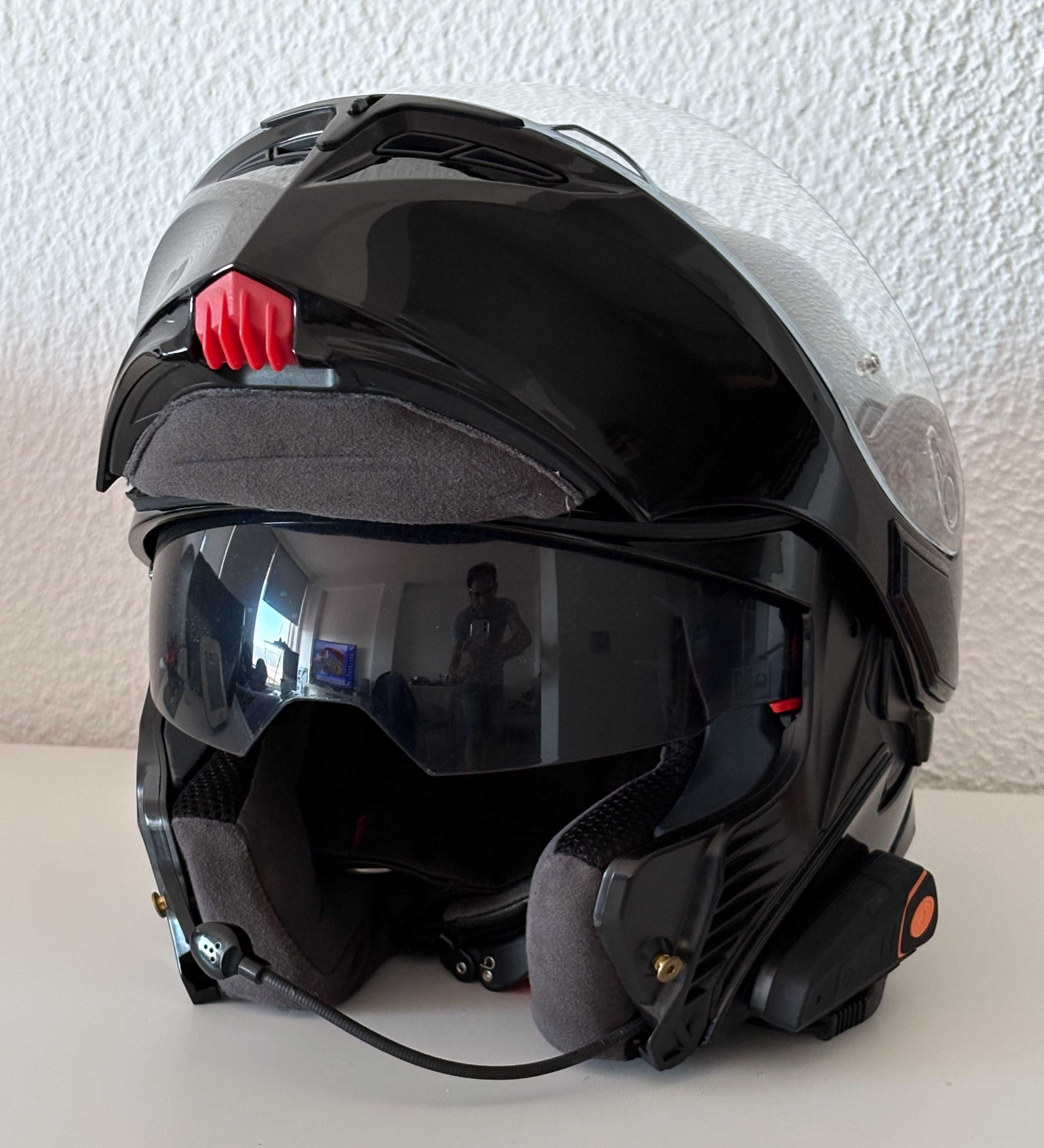 Capacete modular AGV Compact ST. Pouco uso, ótimo estado. Tamanho M
