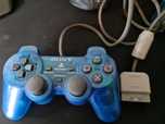 Pad SCPH-1200 Island Blue ps1 ps2 playstation 1 sprawny psx niebieski