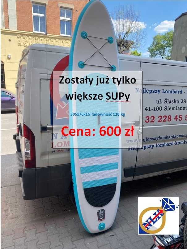 Deska SUP 305x76x15 wyporność 120kg /Możliwa wysyłka/