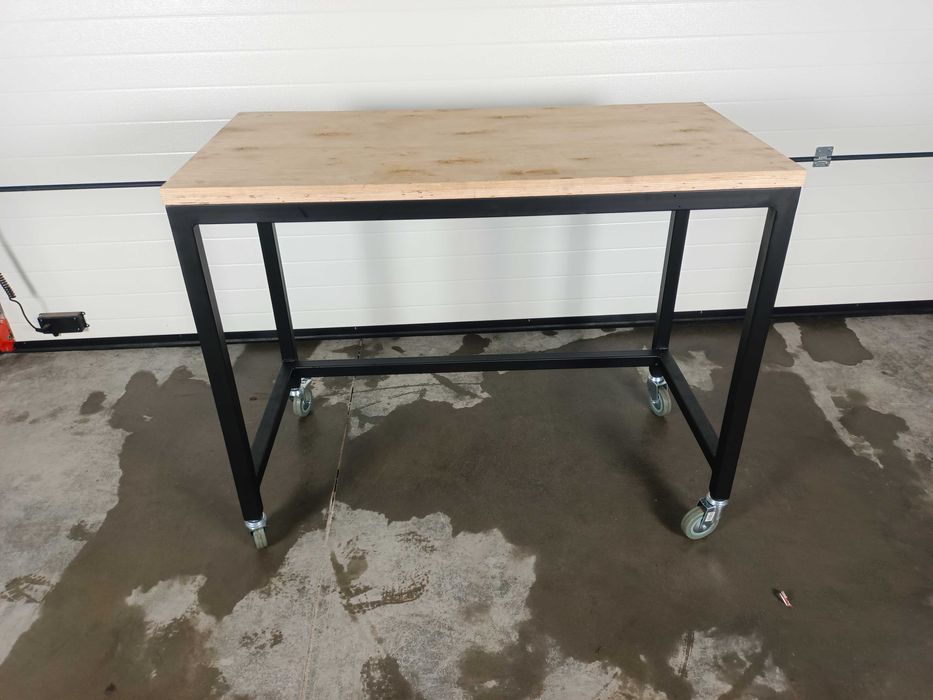Stół warsztatowy spawany, falbanek, pakowania,  konstrukcja stalowa