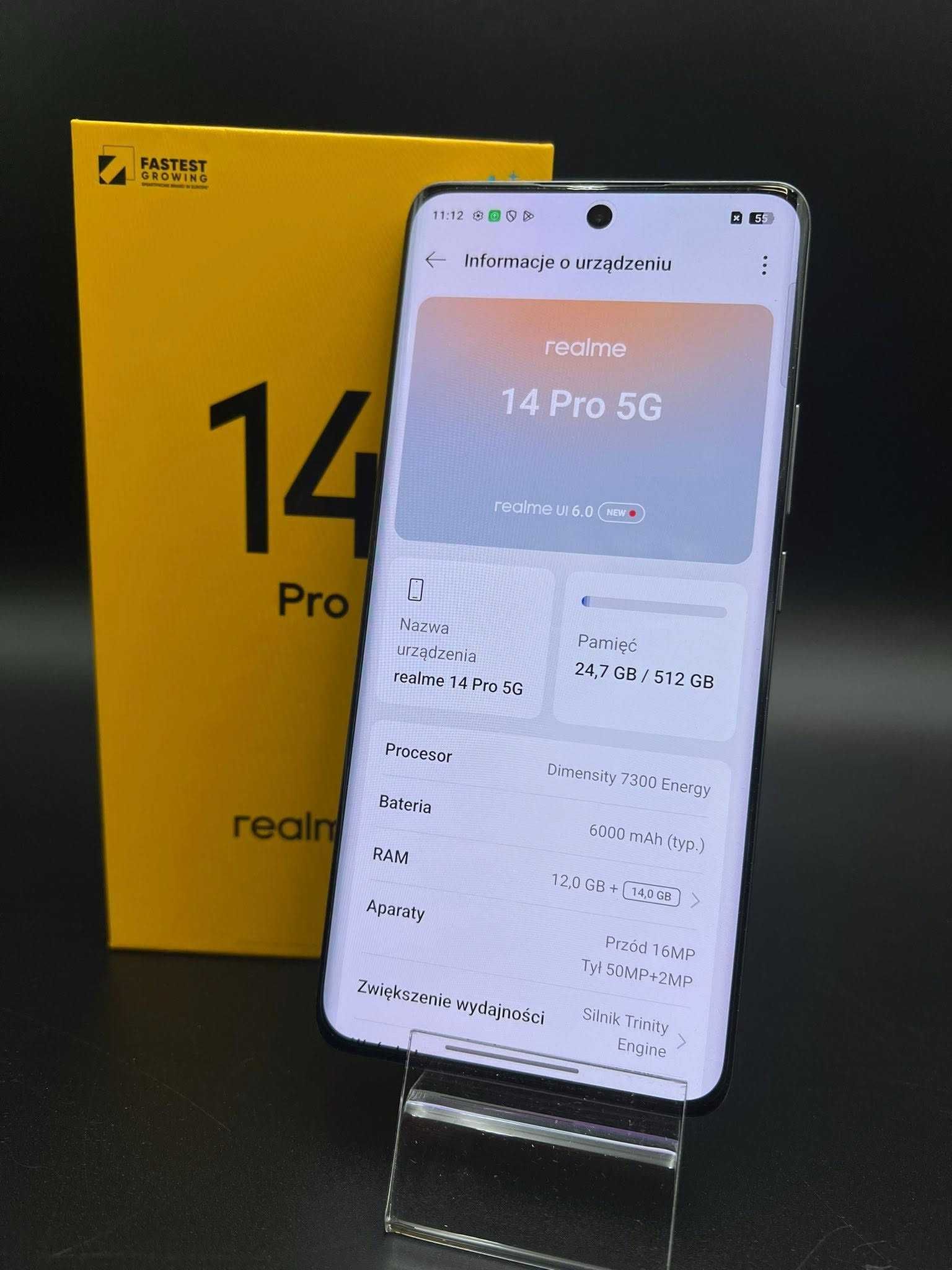 Smartfon realme 14 Pro 5G 12/512GB 6,77"