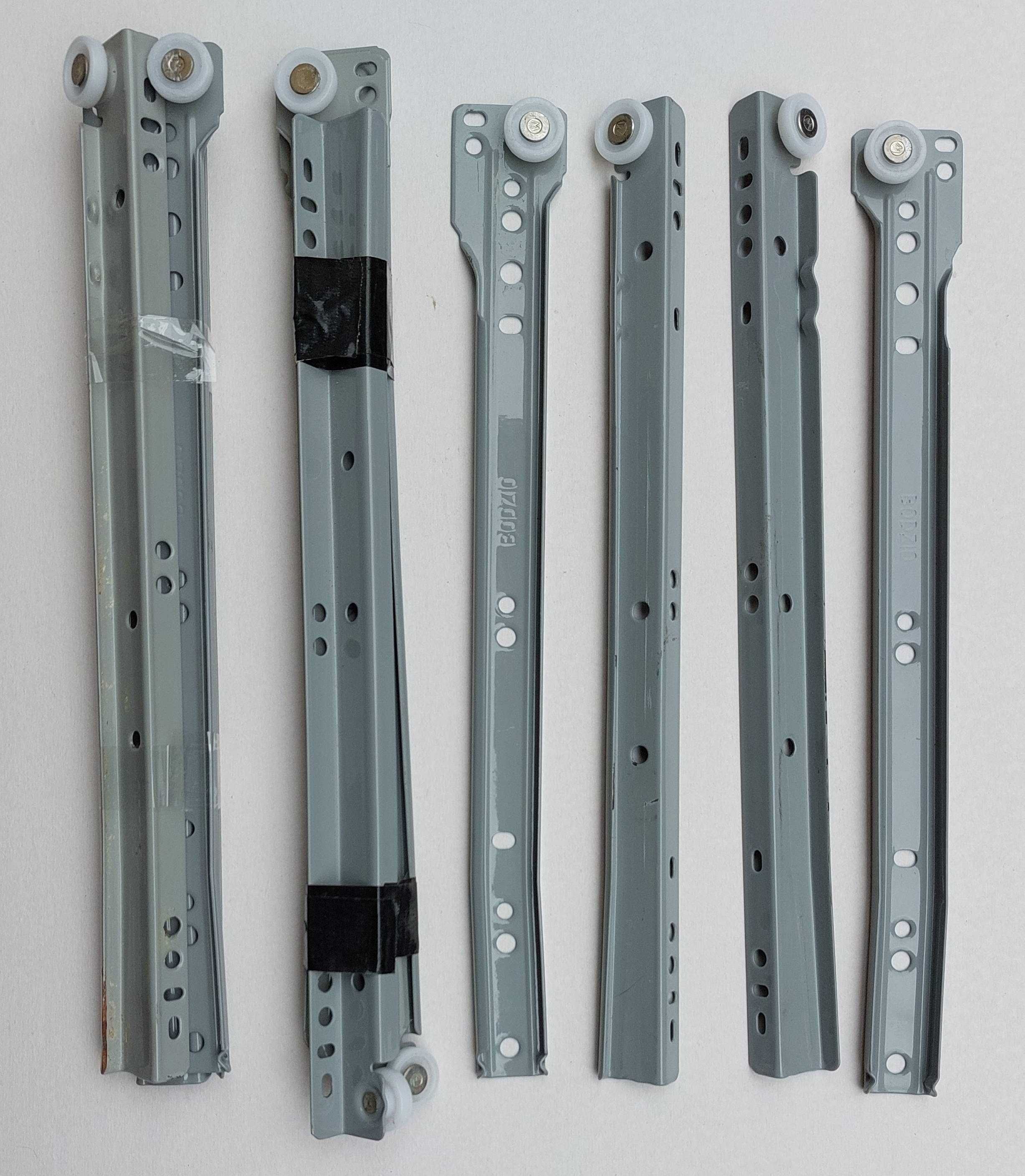 prowadnice do szuflad 30 cm (3 komplety)