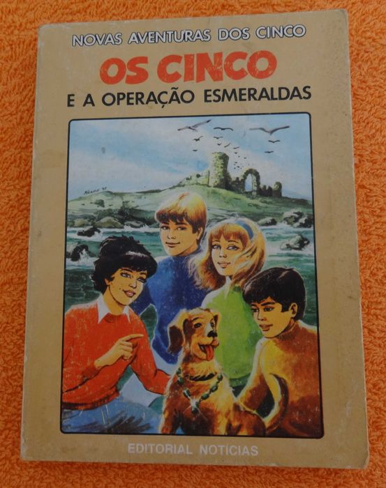 Livro Colecção "Novas Aventuras dos Cinco" de Enid Blyton