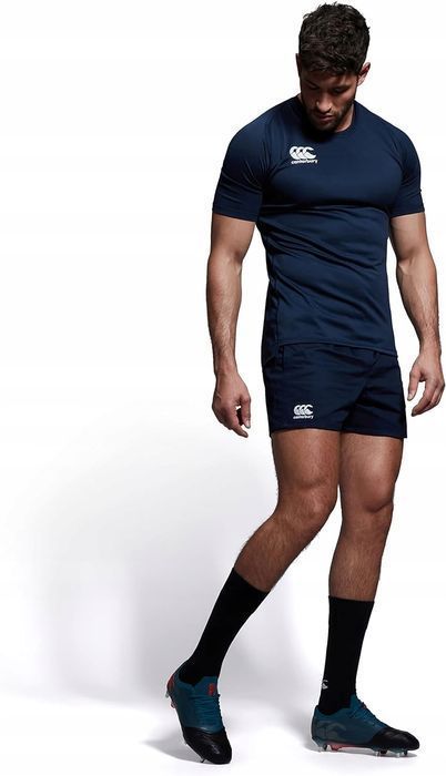 5xl granatowy męskie profesjonalne bawełniane spodenki do rugby
