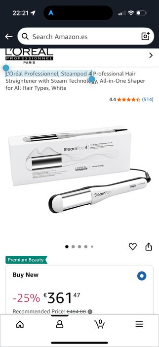 L’Oréal Steampod 4 – Alisador Profissional Original