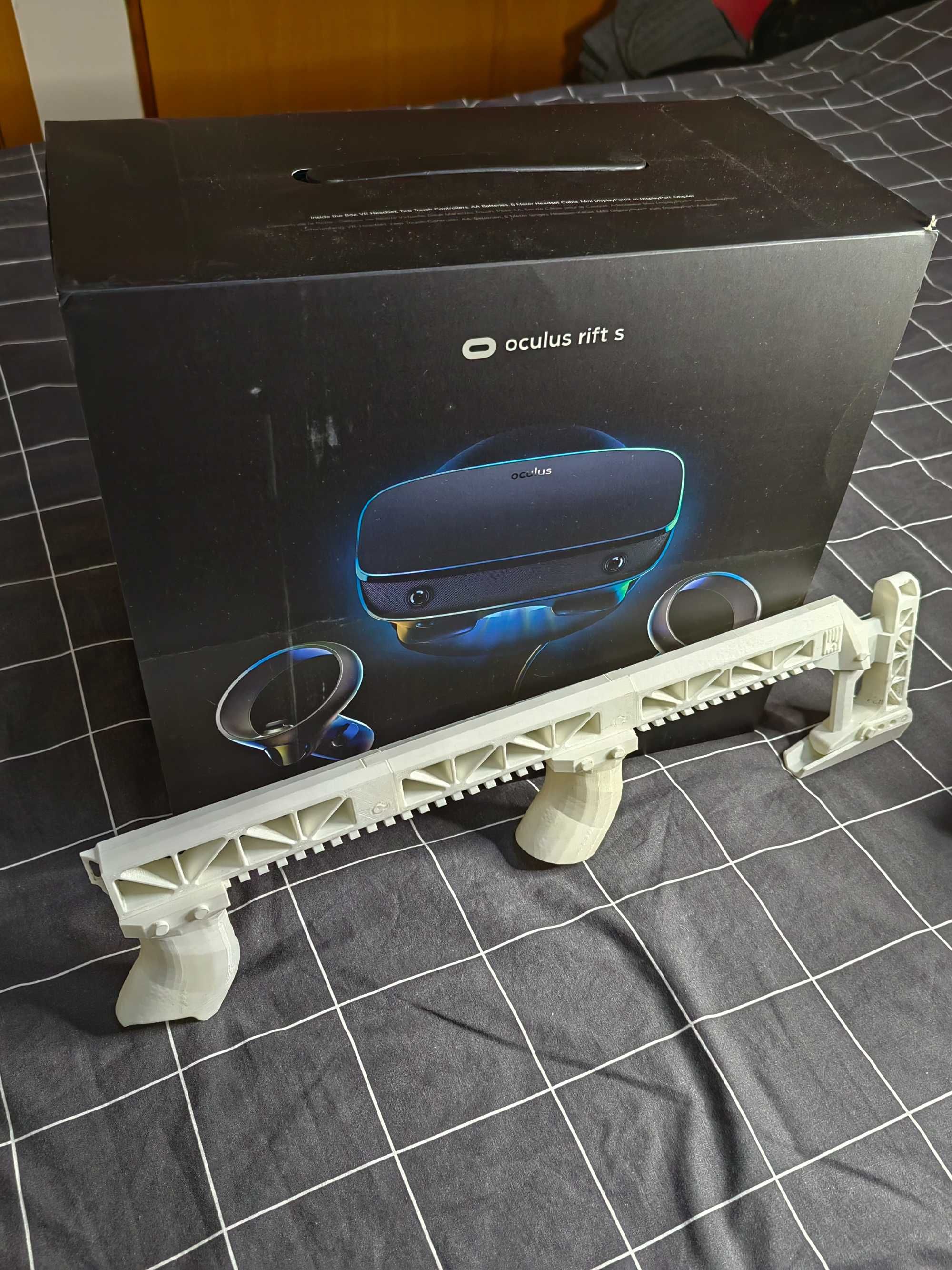 Oculus RIFT S + Gunstock + Proteção Lentes - Caixa original