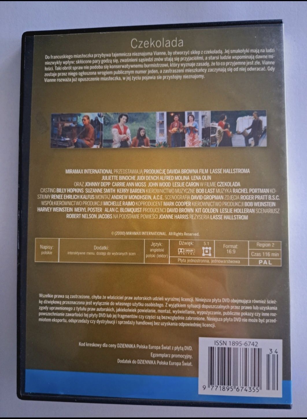 Czekolada film na DVD