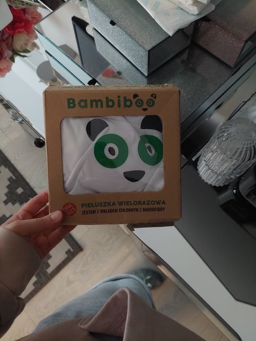 Pieluszki 1 szt i wkłady 8 szt wielorazowa nowe