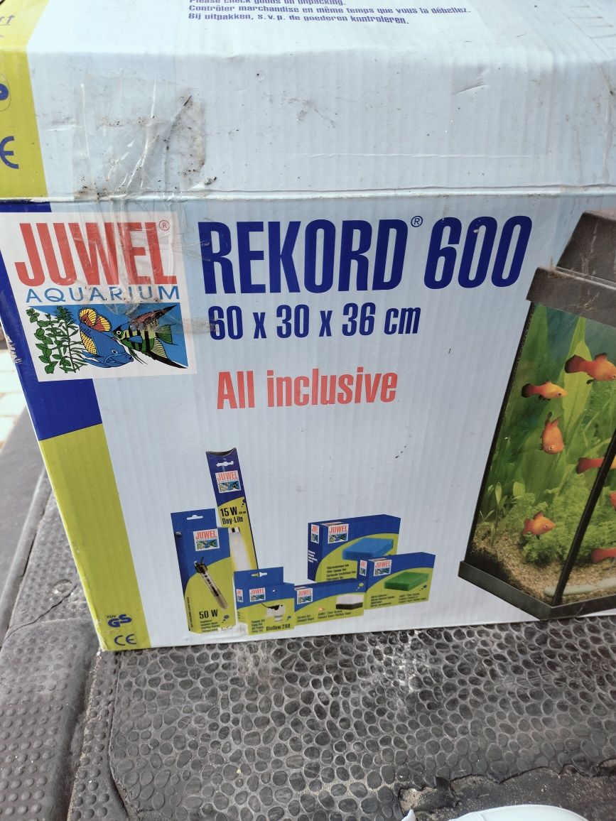 Akwarium Juwel Record 600 60l jak nowe plus gratis